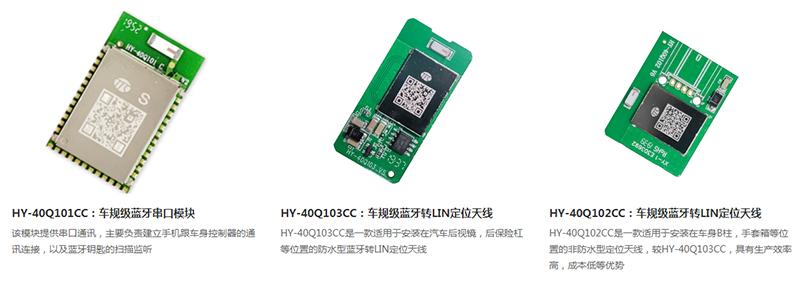 昇润科技三款车规蓝牙模组 昇润科技三款车规蓝牙模组